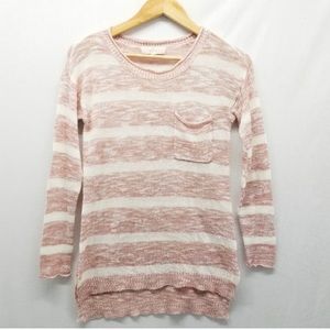 Pink Republic Striped Sweater S Small
